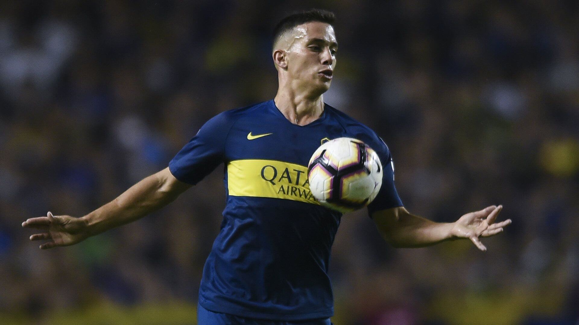 Iván Marcone durante un partido con Boca Juniors